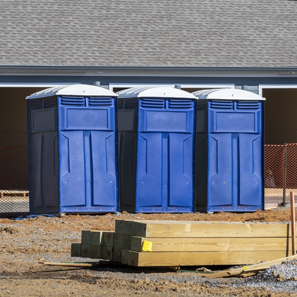 what is the cost difference between standard and deluxe porta potty rentals in Fort Ritchie